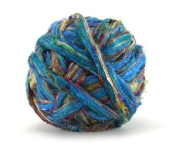 Sari Silk Roving 100g Crest