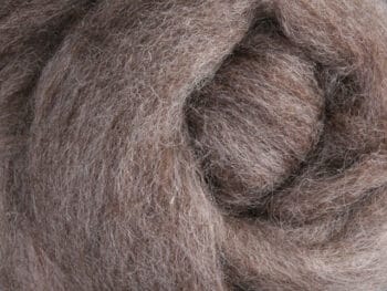 Ashford Corriedale Wool Roving 100g - Natural Medium