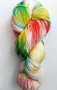 Hand Dyed Merino Wool 4 Ply 100g - Gumdrop