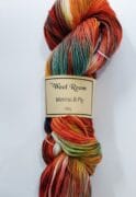 Hand Dyed Merino Wool 8 Ply 100g - Ozone