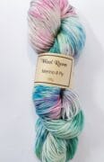 Hand Dyed Merino Wool 8 Ply 100g - Fairy Floss