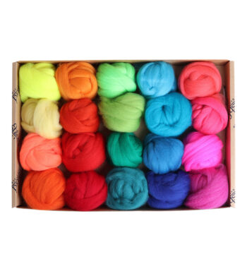 Ashford Corriedale Sampler Pack Brights