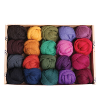 Ashford Corriedale Sampler Pack Darks