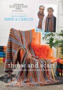 Cleckheaton Arne & Carlos Throw, Scarf & Beanie Pattern 466