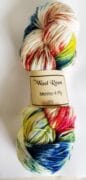Hand Dyed Merino Wool 4 Ply 100g - Carnival