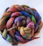 Hand Dyed Merino Roving - Crystal Cave