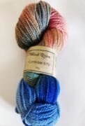 Hand Dyed Corriedale 8 Ply - Sunset Ocean