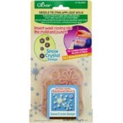 Clover Needle Felting Applique Mold - Snow Crystal