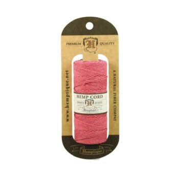 Hemp Macrame Cord 62.5m - Coral