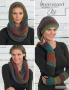 Queensland Brisbane - Snood, Slouchy Hat & Fingerless Gloves