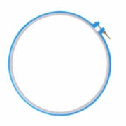 Plastic Embroidery Hoop 18cm Blue