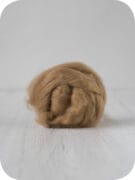 Yak Roving Natural Light Brown 100g