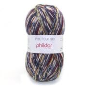 Phildar Folk 100 Sock Yarn 100g - Coyote 1002