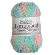 Cascade Longwood Sport Stripe 100g - Candy