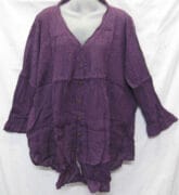 Cotton Top Long Sleeve - Purple
