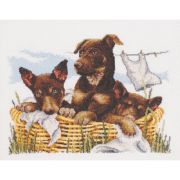 Country Threads Cross Stitch Kit - Wash Day Keplies