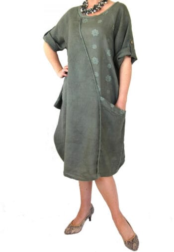 Linen Dress Sage