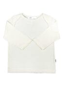 Merino Wool Baby Long Sleeve Top - Cream