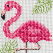 Beutron Mini Flamingo Cross Stitch Kit