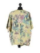 italian_floral_print_front_pocket_side_button_batwing_lagenlook_top-lime