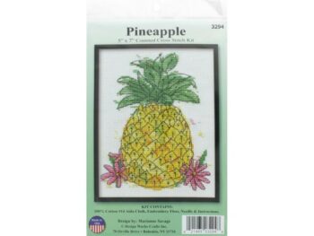 Design Works Counted Cross Stitch Kit - Pineapple