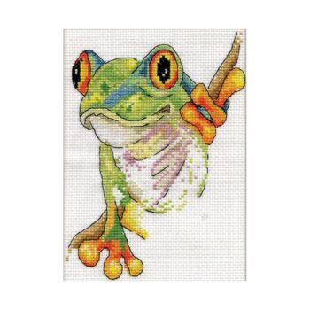 Design Works Counted Cross Stitch Kit - Tree Frog