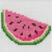 Beutron Mini Watermelon Cross Stitch Kit