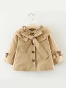 Cotton Long Sleeve Coat - Sand