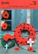 Anzac Poppy Crochet & Knitting Pattern
