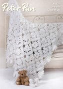 Peter Pan Baby Blanket and Booties Crochet Pattern #1276