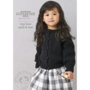 Cleckheaton Tiny Bow Cardi & Vest Pattern