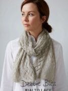 Debbie Bliss Rialto Lace Eva Stole Pattern