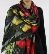 Merino Wool Scarf - Posy