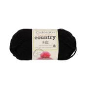 Cleckheaton Country 8 Ply - Black 0006