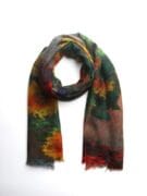 Merino Wool & Silk Scarf - Sunflower Bloom