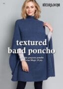 Heirloom Textured Band Poncho Pattern