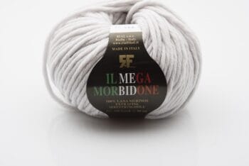 Mega Morbidone Merino 100g - Silver