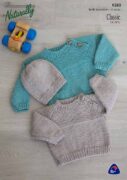 Naturally Baby & Kids Jumper 8 Ply Pattern K383
