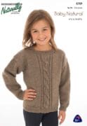 Naturally Kids 4 Ply or 8 Ply Jumper Pattern
