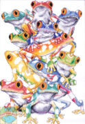 Design Works Counted Cross Stitch Kit - Frog Pile