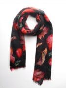 Merino & Silk Scarf - Autumn Leaves