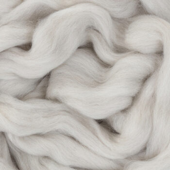 Corriedale Wool Roving 1kg - Natural Light