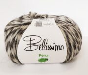 Bellissimo Peru Alpaca Merino 12 Ply - Charcoal & Cream Mix