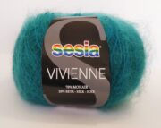 Sesia Vivienne Mohair & Silk 2 Ply Teal 3645