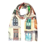 Merino Wool & Silk Scarf - Heritage Doorways