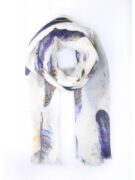 Merino & Silk Scarf - Feathers