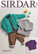 Sirdar 8 Ply Cardigan & Jumper Pattern - 4943