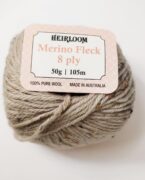 Heirloom Merino Magic Fleck 8 Ply - Bone 562