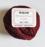 Heirloom Merino Magic Fleck 8 Ply - Redwood 588