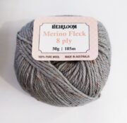 Heirloom Merino Magic Fleck 8 Ply - Silver 547